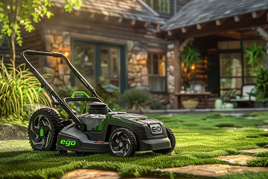 self-propelled lawnmower