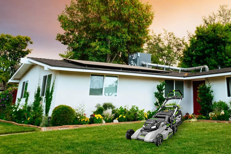 cordless battery lawn mower