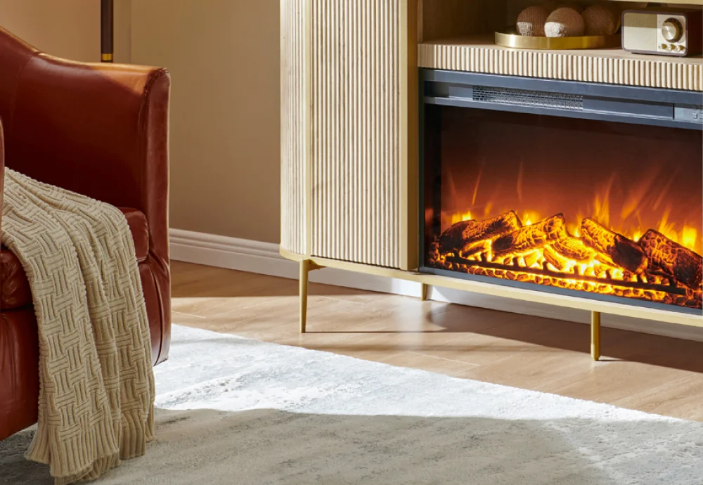 electric white fireplace